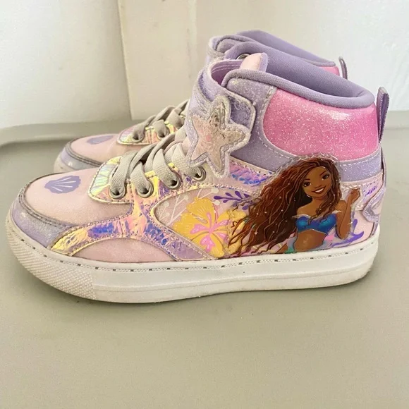 CHARACTER Little Mermaid High Top - Kids Size 13 - Picture 3 of 9